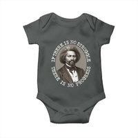 Frederick Douglass Pride Quote Baby Onesie Is There Is No Struggle There Is No Progress - Wonder Print Shop