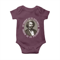 Frederick Douglass Pride Quote Baby Onesie Is There Is No Struggle There Is No Progress - Wonder Print Shop