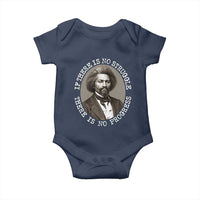 Frederick Douglass Pride Quote Baby Onesie Is There Is No Struggle There Is No Progress - Wonder Print Shop