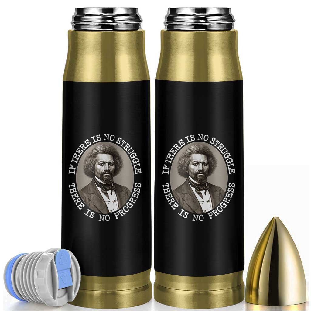 Frederick Douglass Pride Quote Bullet Tumbler Is There Is No Struggle There Is No Progress - Wonder Print Shop