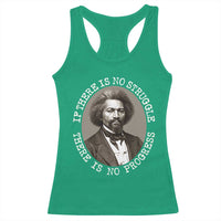 Frederick Douglass Pride Quote Racerback Tank Top Is There Is No Struggle There Is No Progress - Wonder Print Shop