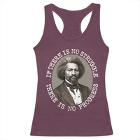 Frederick Douglass Pride Quote Racerback Tank Top Is There Is No Struggle There Is No Progress - Wonder Print Shop