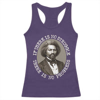 Frederick Douglass Pride Quote Racerback Tank Top Is There Is No Struggle There Is No Progress - Wonder Print Shop