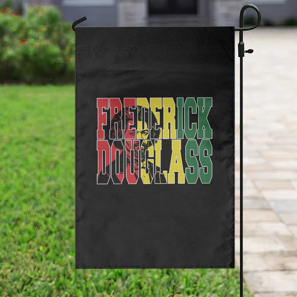 Frederick Douglass Garden Flag Pan African Flag Black History Month - Wonder Print Shop