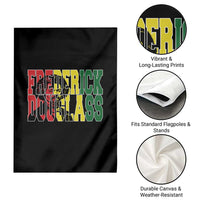 Frederick Douglass Garden Flag Pan African Flag Black History Month - Wonder Print Shop
