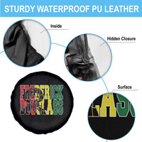 Frederick Douglass Spare Tire Cover Pan African Flag Black History Month - Wonder Print Shop