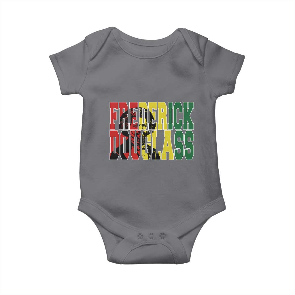 Frederick Douglass Baby Onesie Pan African Flag Black History Month - Wonder Print Shop