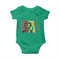 Frederick Douglass Baby Onesie Pan African Flag Black History Month - Wonder Print Shop