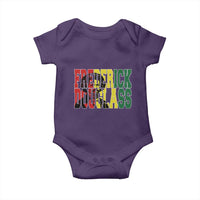 Frederick Douglass Baby Onesie Pan African Flag Black History Month - Wonder Print Shop
