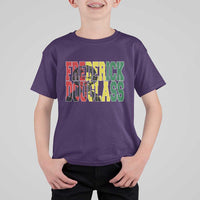 Frederick Douglass T Shirt For Kid Pan African Flag Black History Month - Wonder Print Shop