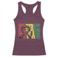 Frederick Douglass Racerback Tank Top Pan African Flag Black History Month - Wonder Print Shop