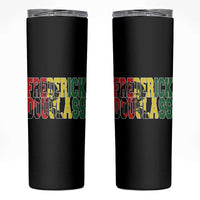 Frederick Douglass Skinny Tumbler Pan African Flag Black History Month - Wonder Print Shop