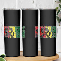 Frederick Douglass Skinny Tumbler Pan African Flag Black History Month - Wonder Print Shop