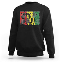 Frederick Douglass Sweatshirt Pan African Flag Black History Month - Wonder Print Shop