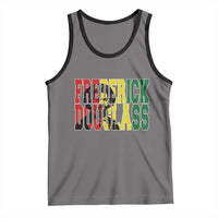 Frederick Douglass Tank Top Pan African Flag Black History Month - Wonder Print Shop