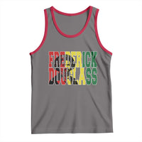 Frederick Douglass Tank Top Pan African Flag Black History Month - Wonder Print Shop