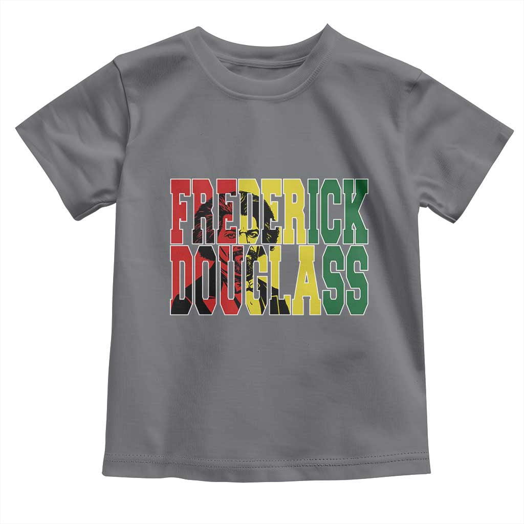 Frederick Douglass Toddler T Shirt Pan African Flag Black History Month - Wonder Print Shop