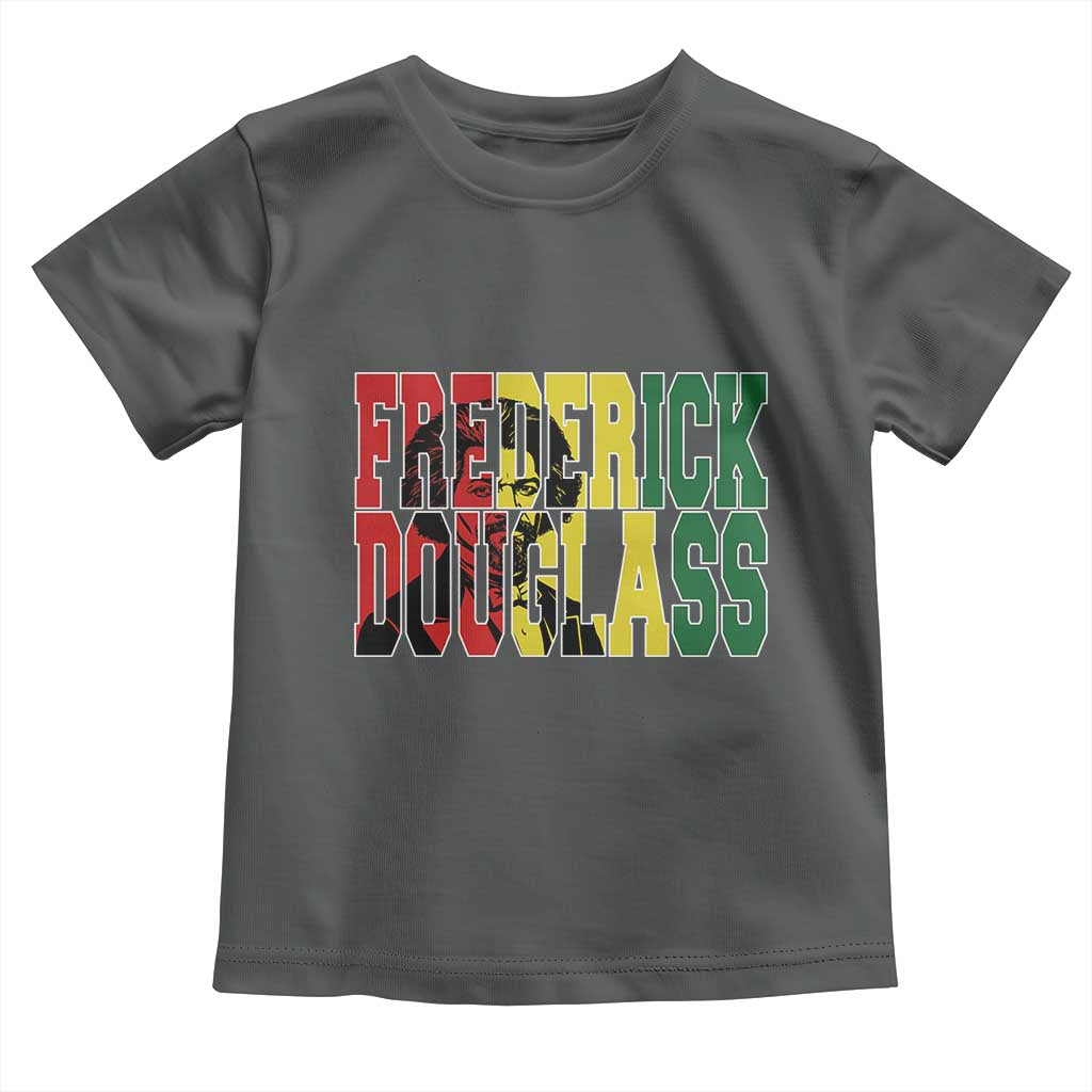 Frederick Douglass Toddler T Shirt Pan African Flag Black History Month - Wonder Print Shop