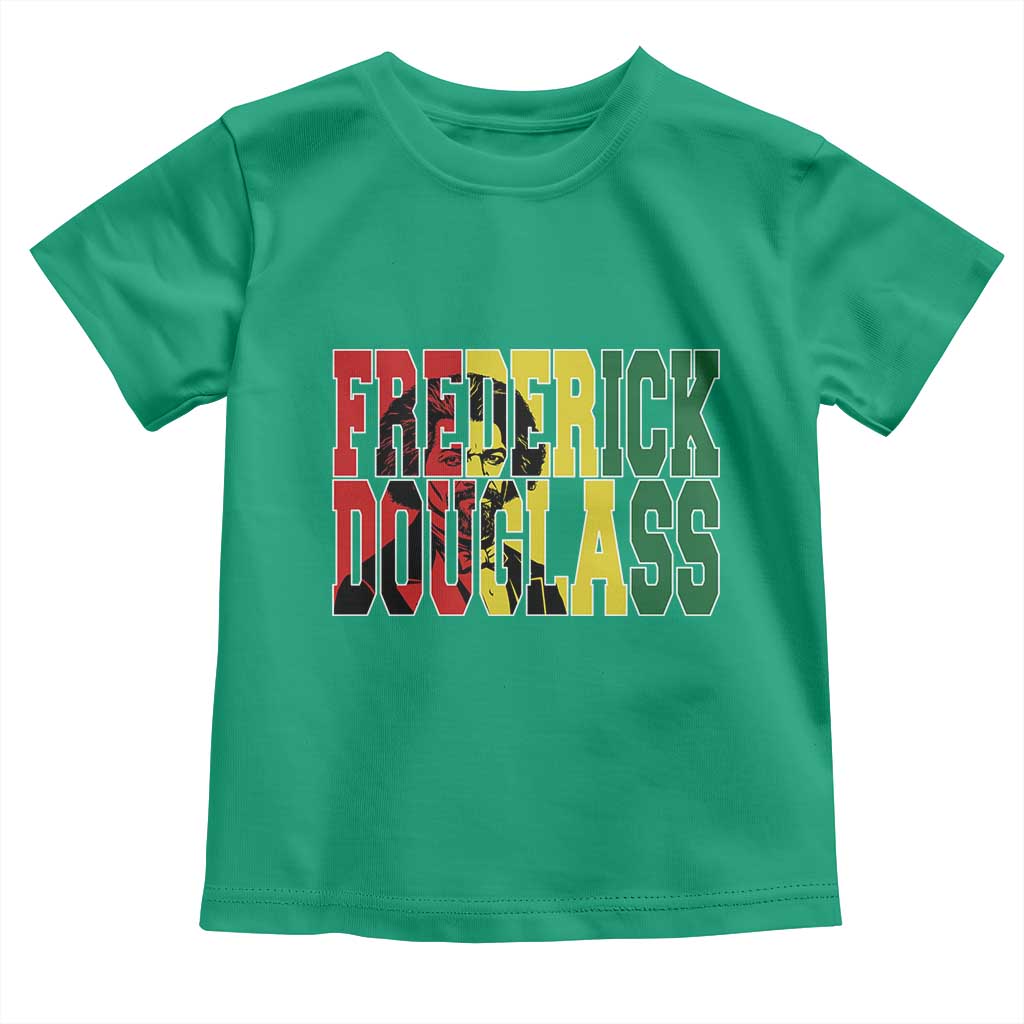 Frederick Douglass Toddler T Shirt Pan African Flag Black History Month - Wonder Print Shop