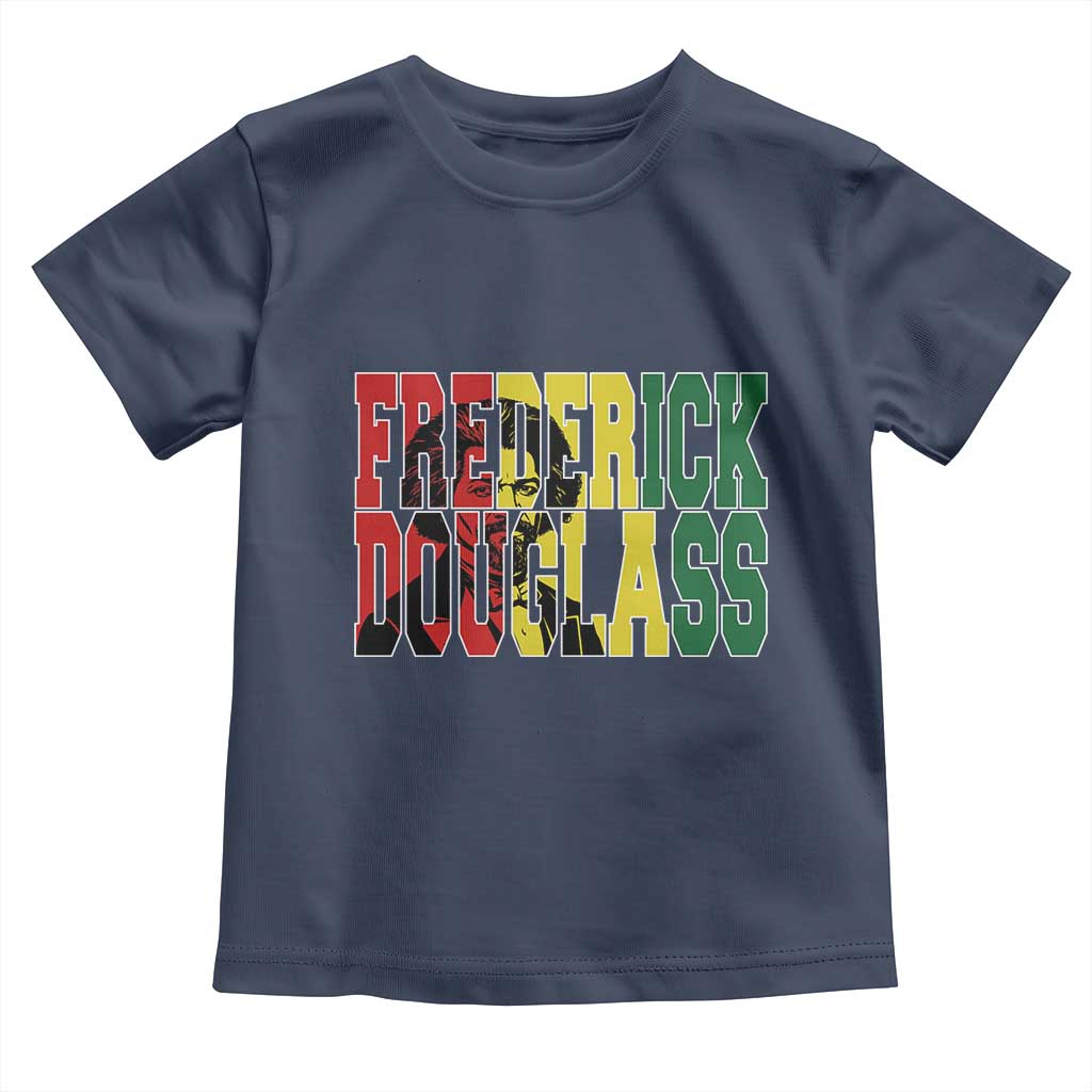 Frederick Douglass Toddler T Shirt Pan African Flag Black History Month - Wonder Print Shop