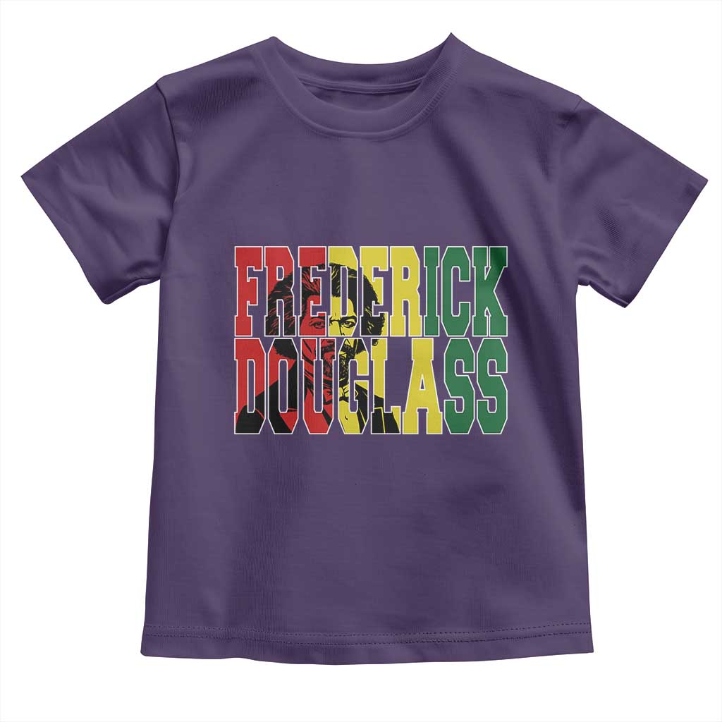 Frederick Douglass Toddler T Shirt Pan African Flag Black History Month - Wonder Print Shop