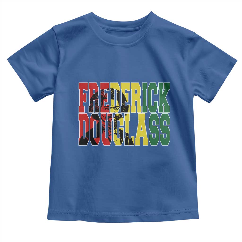 Frederick Douglass Toddler T Shirt Pan African Flag Black History Month - Wonder Print Shop