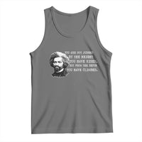 Frederick Douglass Quote Tank Top Black History Month - Wonder Print Shop