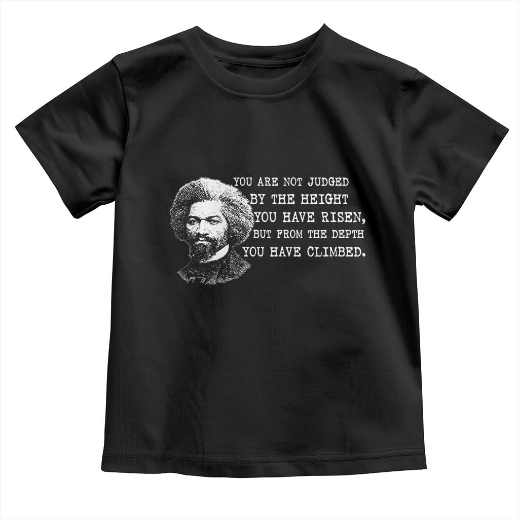 Frederick Douglass Quote Toddler T Shirt Black History Month - Wonder Print Shop