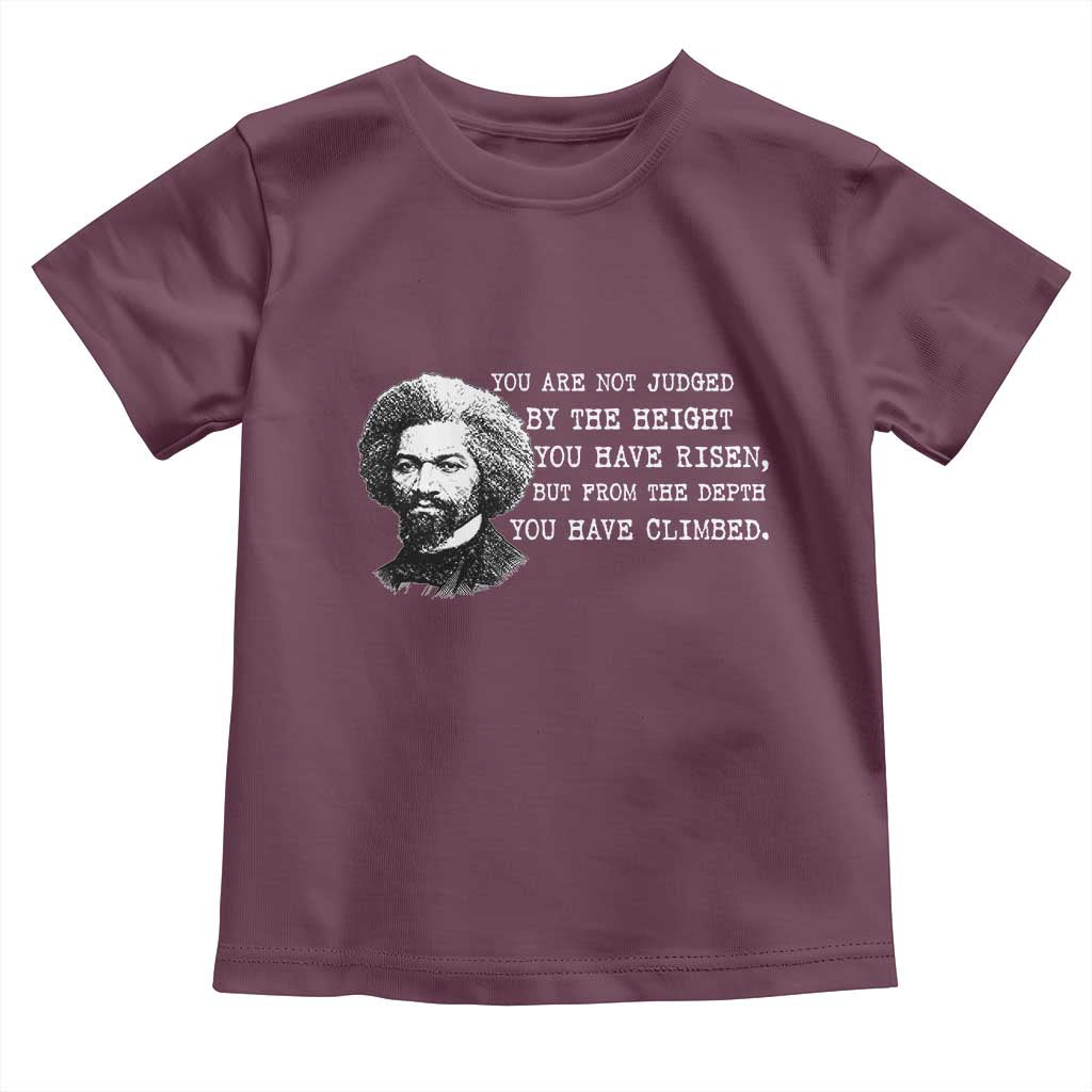 Frederick Douglass Quote Toddler T Shirt Black History Month - Wonder Print Shop