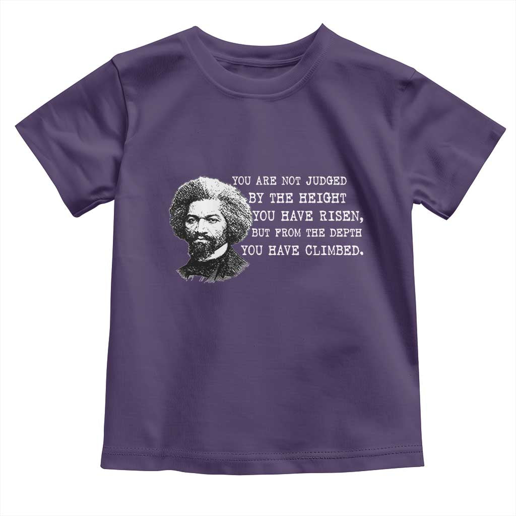 Frederick Douglass Quote Toddler T Shirt Black History Month - Wonder Print Shop