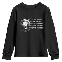 Frederick Douglass Quote Youth Sweatshirt Black History Month - Wonder Print Shop