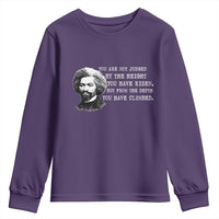 Frederick Douglass Quote Youth Sweatshirt Black History Month - Wonder Print Shop
