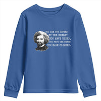 Frederick Douglass Quote Youth Sweatshirt Black History Month - Wonder Print Shop