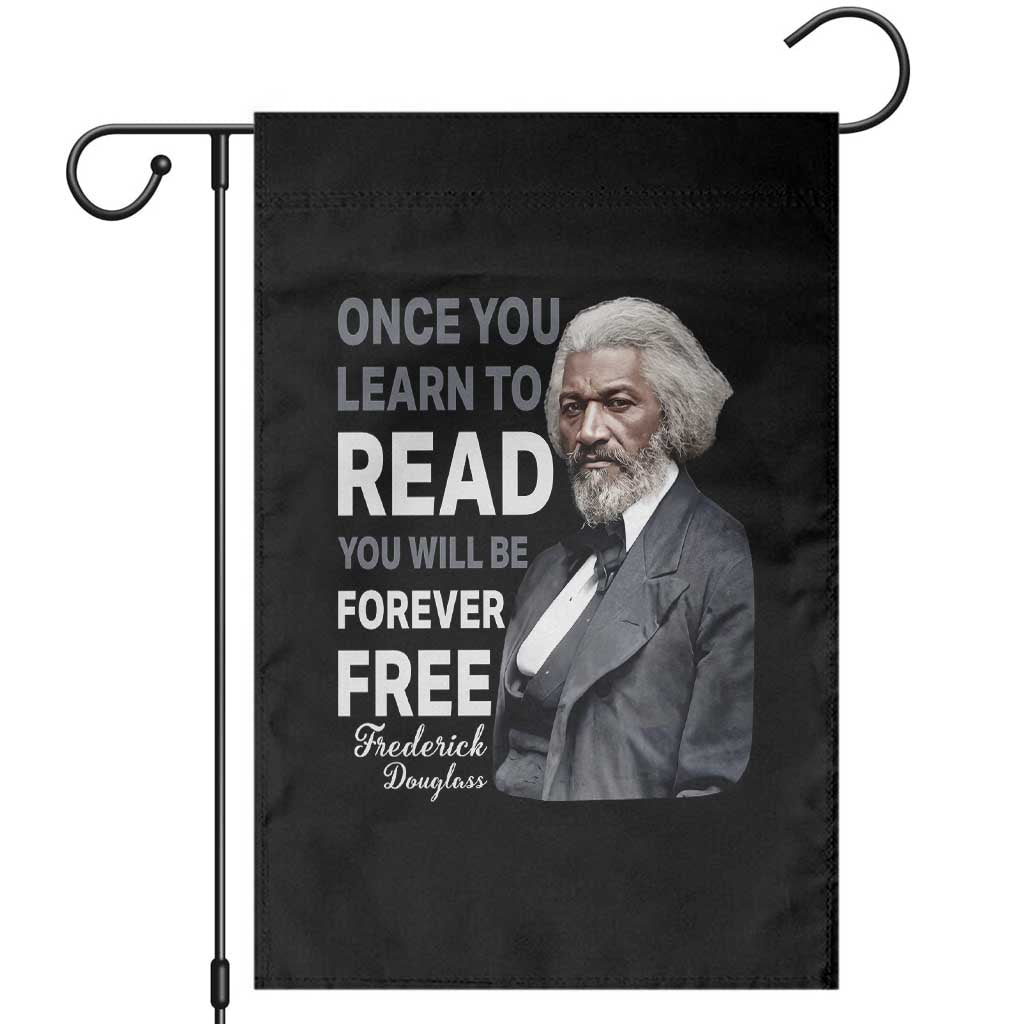 Frederick Douglass Freedom Quote Garden Flag Once You Learn to Read - Wonder Print Shop
