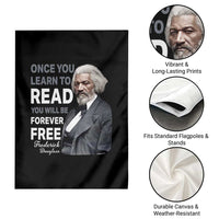 Frederick Douglass Freedom Quote Garden Flag Once You Learn to Read - Wonder Print Shop