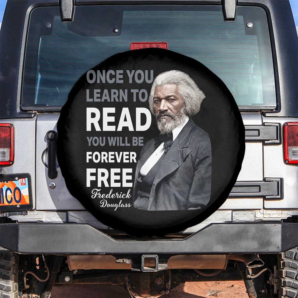Frederick Douglass Freedom Quote Spare Tire Cover Once You Learn to Read - Wonder Print Shop