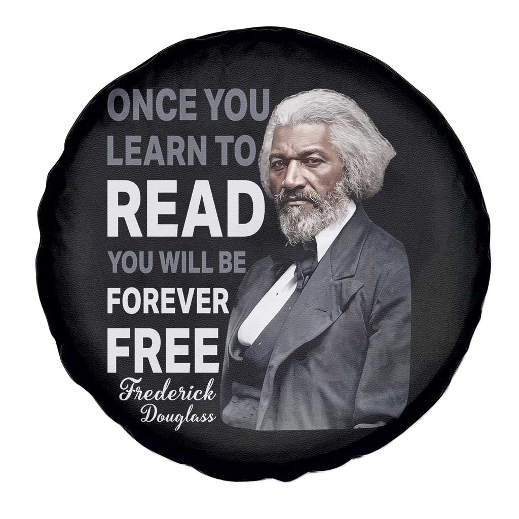 Frederick Douglass Freedom Quote Spare Tire Cover Once You Learn to Read - Wonder Print Shop