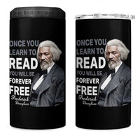 Frederick Douglass Freedom Quote 4 in 1 Can Cooler Tumbler Once You Learn to Read - Wonder Print Shop