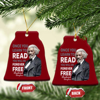Frederick Douglass Freedom Quote Ceramic Ornament Once You Learn to Read - Wonder Print Shop