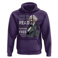 Frederick Douglass Freedom Quote Hoodie Once You Learn to Read - Wonder Print Shop