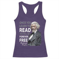 Frederick Douglass Freedom Quote Racerback Tank Top Once You Learn to Read - Wonder Print Shop
