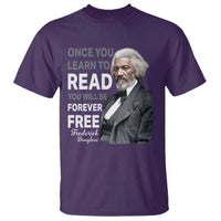 Frederick Douglass Freedom Quote T Shirt Once You Learn to Read - Wonder Print Shop