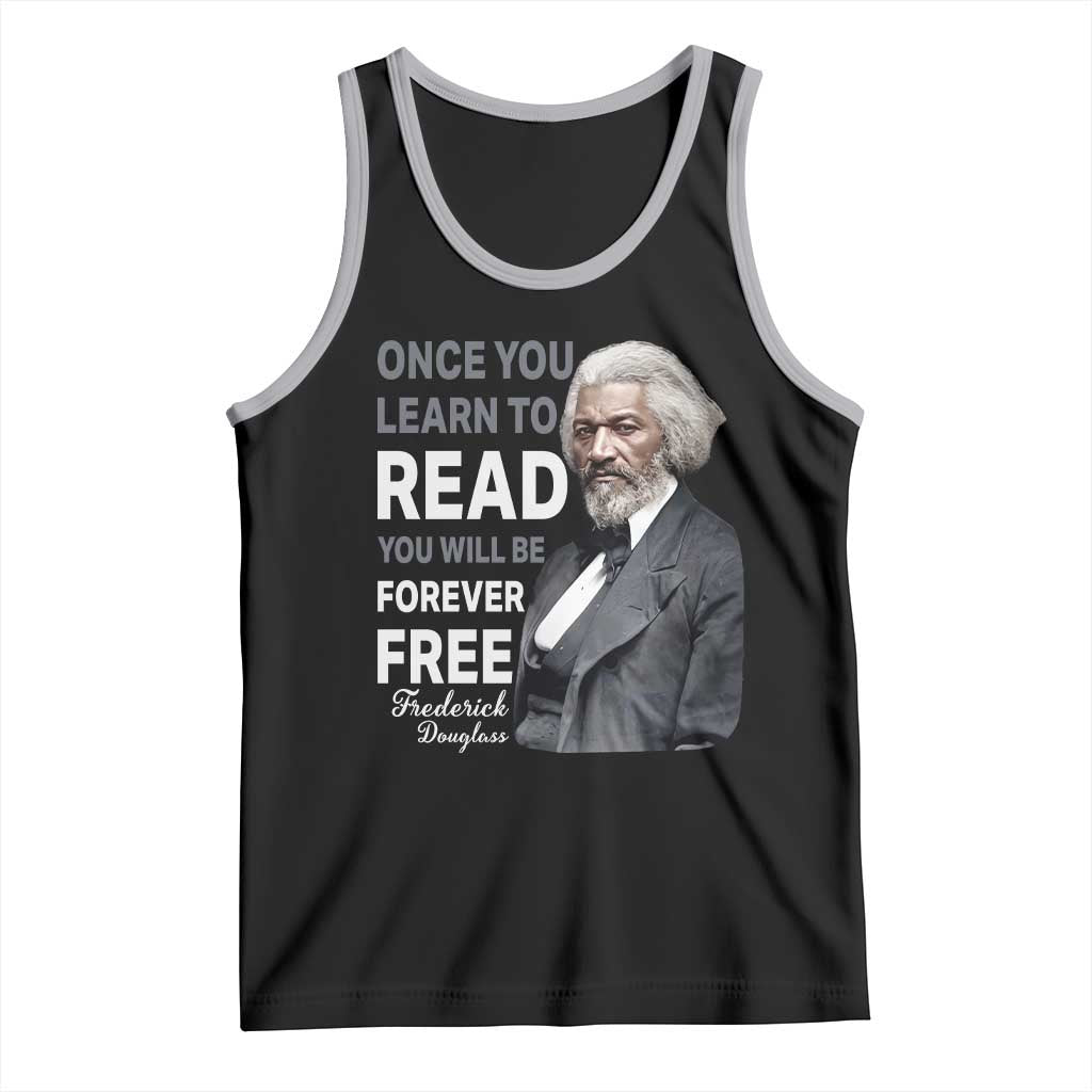 Frederick Douglass Freedom Quote Tank Top Once You Learn to Read - Wonder Print Shop
