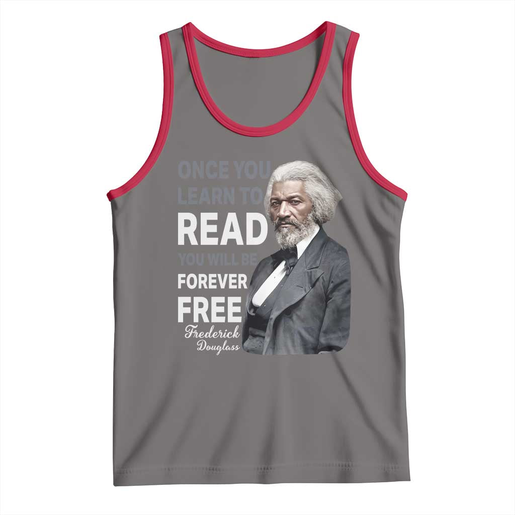 Frederick Douglass Freedom Quote Tank Top Once You Learn to Read - Wonder Print Shop