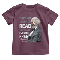 Frederick Douglass Freedom Quote Toddler T Shirt Once You Learn to Read - Wonder Print Shop