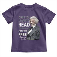 Frederick Douglass Freedom Quote Toddler T Shirt Once You Learn to Read - Wonder Print Shop