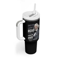 Frederick Douglass Freedom Quote Tumbler With Handle Once You Learn to Read - Wonder Print Shop