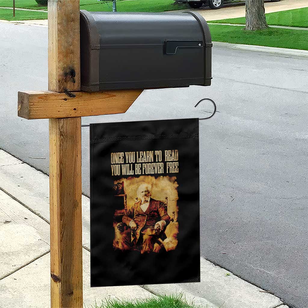 Frederick Douglass Quote Garden Flag Once You Learn to Read - Wonder Print Shop
