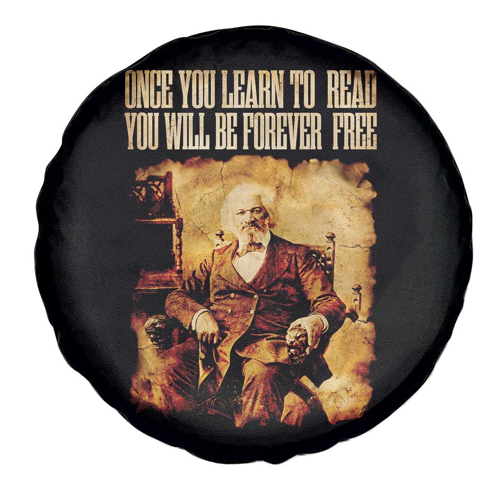 Frederick Douglass Quote Spare Tire Cover Once You Learn to Read - Wonder Print Shop