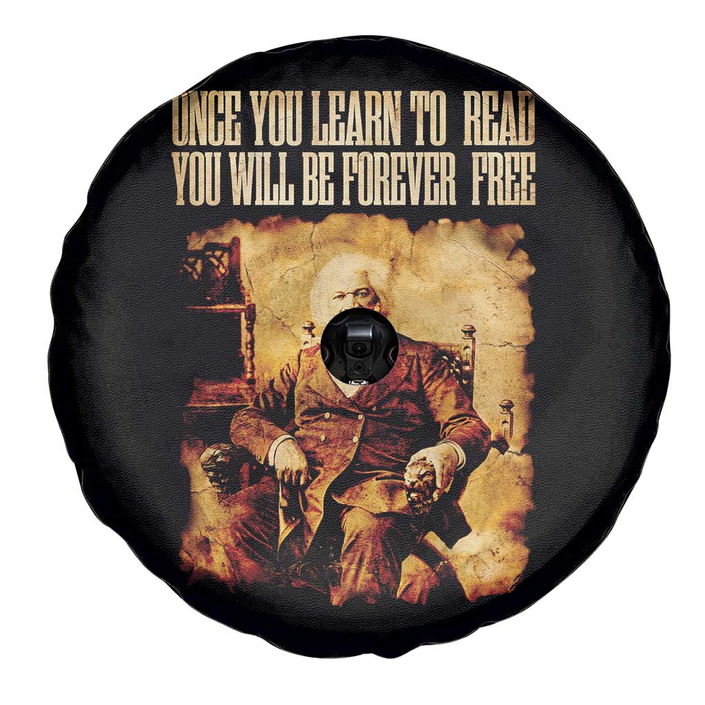 Frederick Douglass Quote Spare Tire Cover Once You Learn to Read - Wonder Print Shop